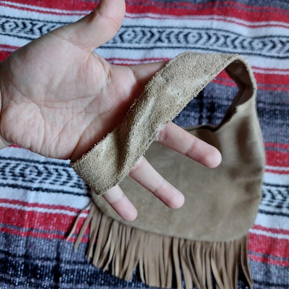 Suede Boho Purse - Picture 3 of 4